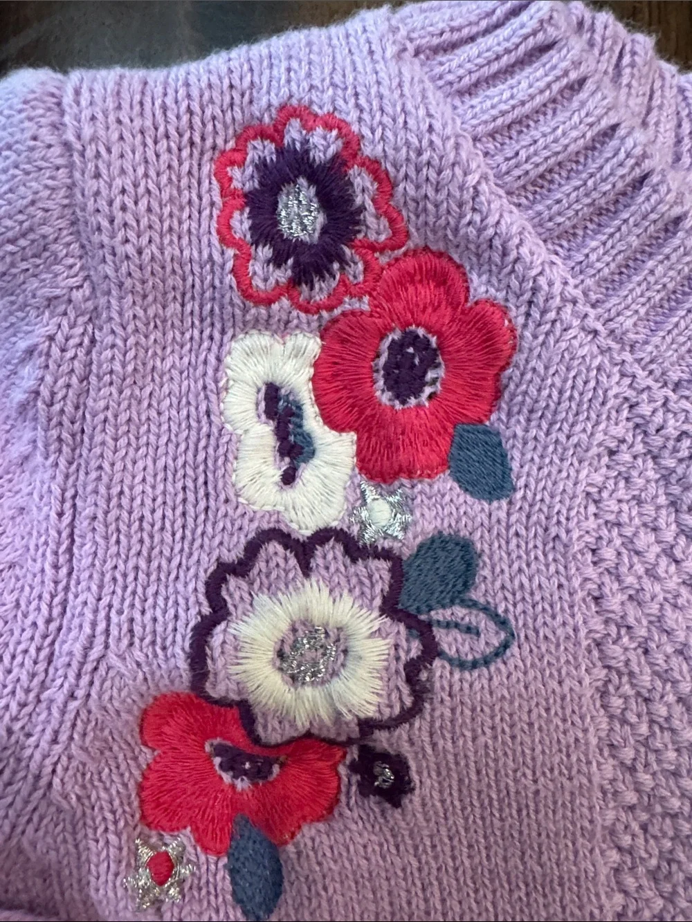 Gymboree lilac knit
